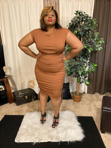 Mocha Latte Please Plus Size Dress