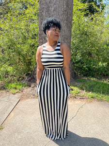 Katie Stripe Maxi Dress